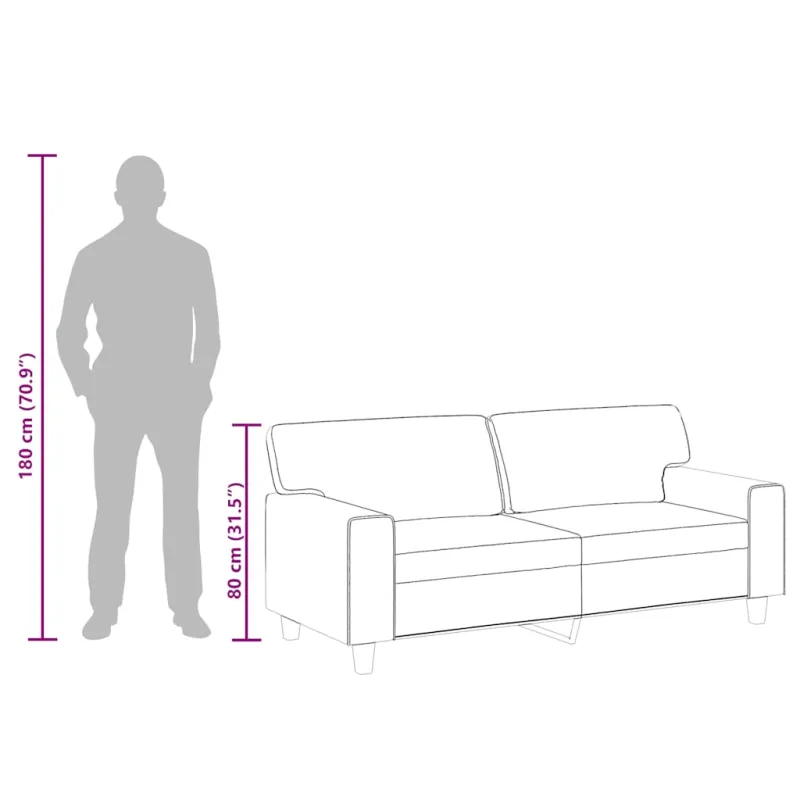Dvivietė sofa, raudonojo vyno spalvos, 140cm, dirbtinė oda