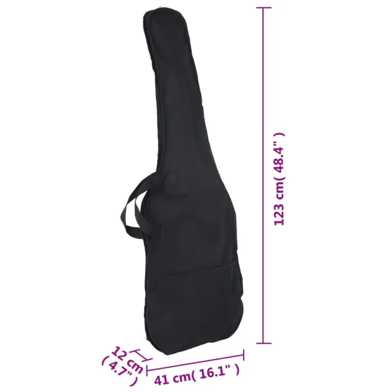 Elektrinė bosinė gitara pradedantiesiems, ruda/juoda, 4/4 46"