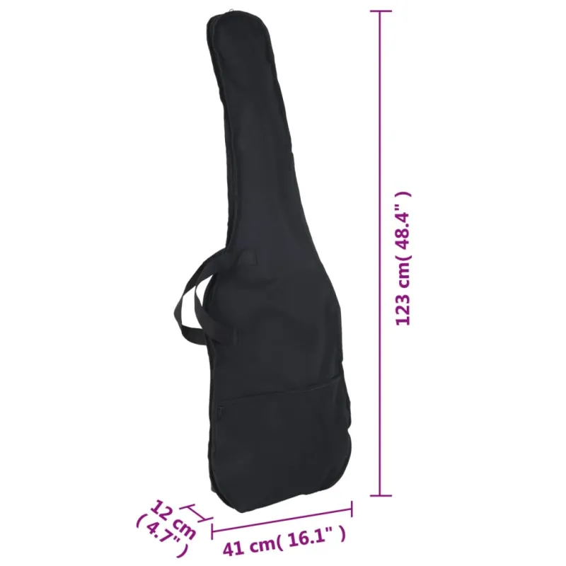 Elektrinė bosinė gitara pradedantiesiems, juoda, 4/4 46"