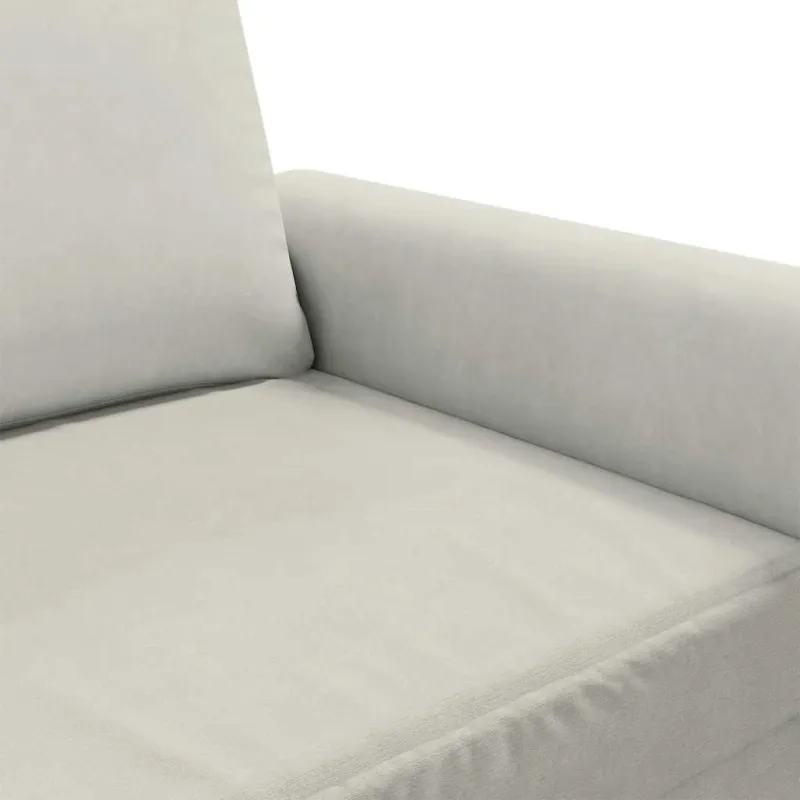 Dvivietė sofa, kreminės spalvos, 120cm, aksomas