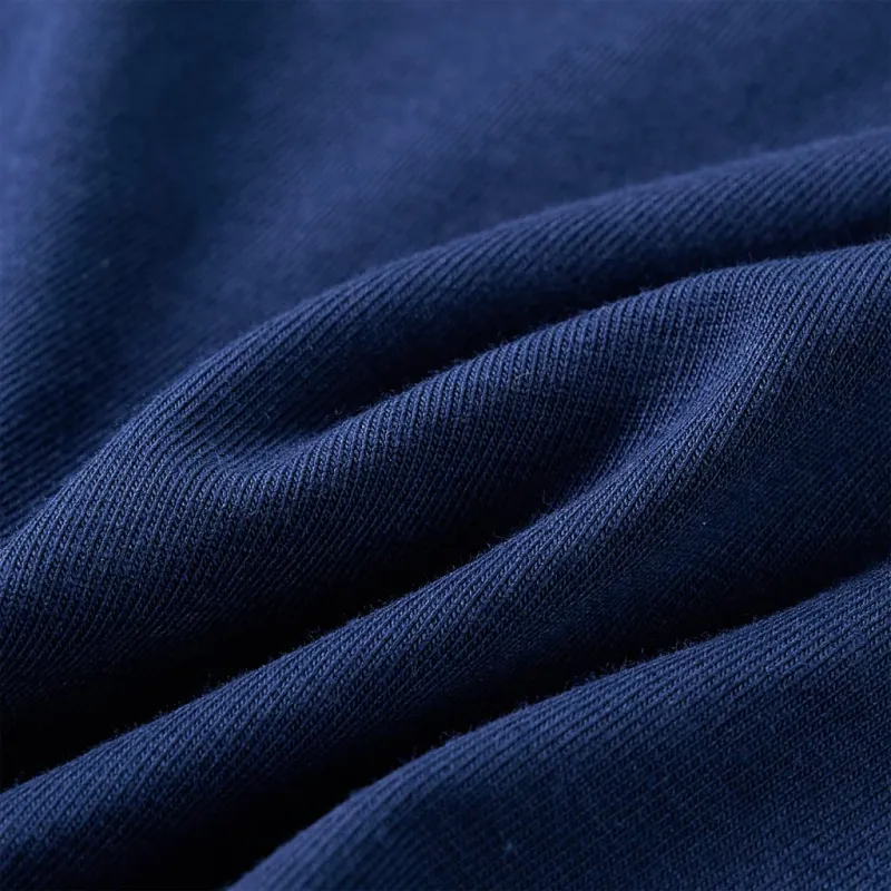 Vaikiški marškinėliai ilgomis rankovėmis, tamsiai mėlyni, 128 dydžio