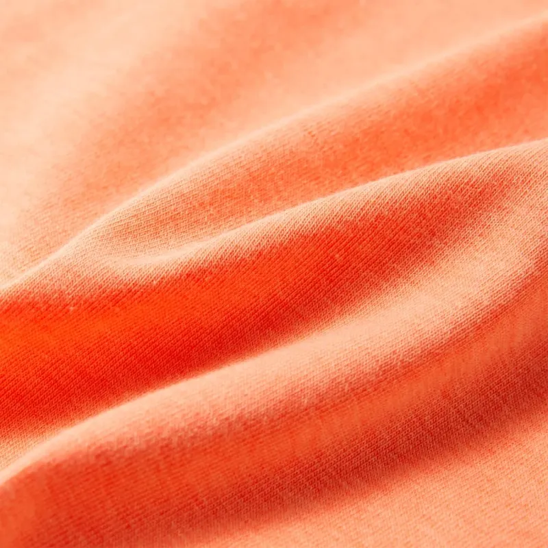 Vaikiški marškinėliai, neoninės oranžinės spalvos, 116 dydžio
