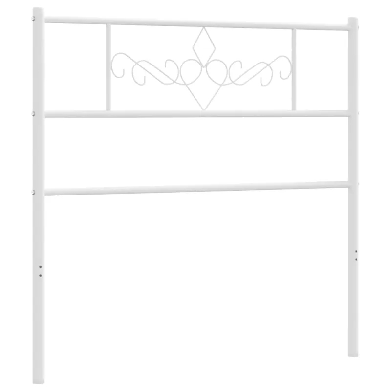 Metalinis pakaitinis galvūgalis, baltos spalvos, 100cm