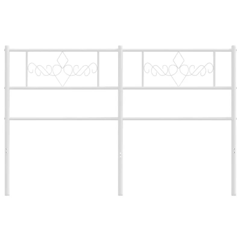 Metalinis pakaitinis galvūgalis, baltos spalvos, 120cm