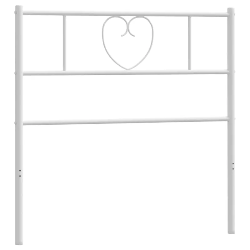Metalinis pakaitinis galvūgalis, baltos spalvos, 75cm