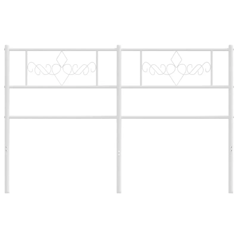 Metalinis pakaitinis galvūgalis, baltos spalvos, 160cm