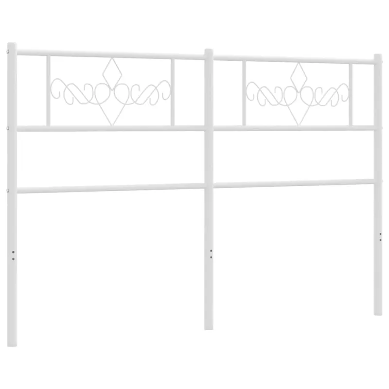 Metalinis pakaitinis galvūgalis, baltos spalvos, 160cm