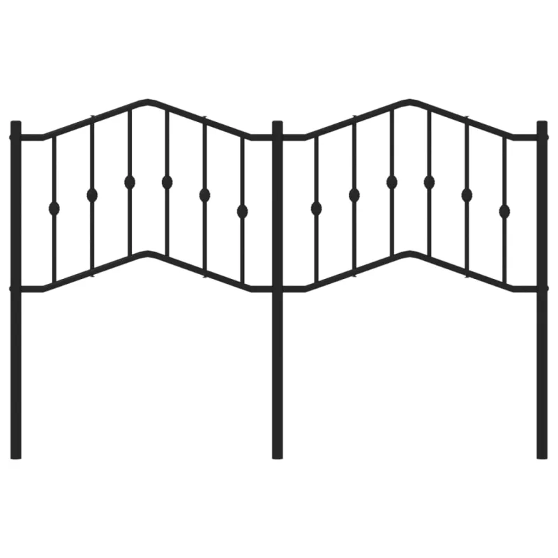 Metalinis pakaitinis galvūgalis, juodos spalvos, 140cm