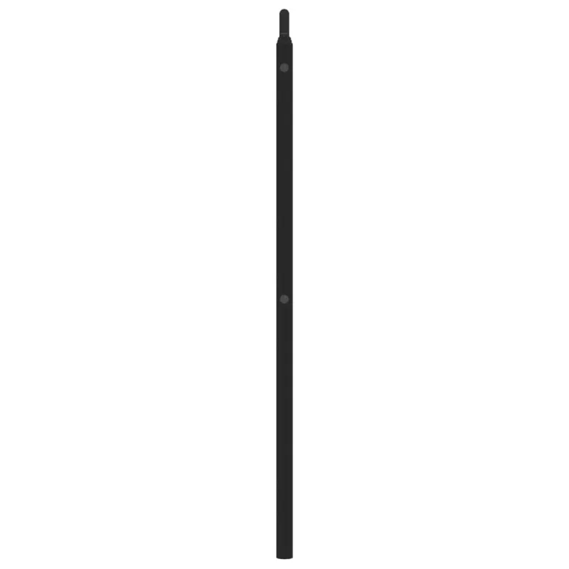Metalinis pakaitinis galvūgalis, juodos spalvos, 140cm