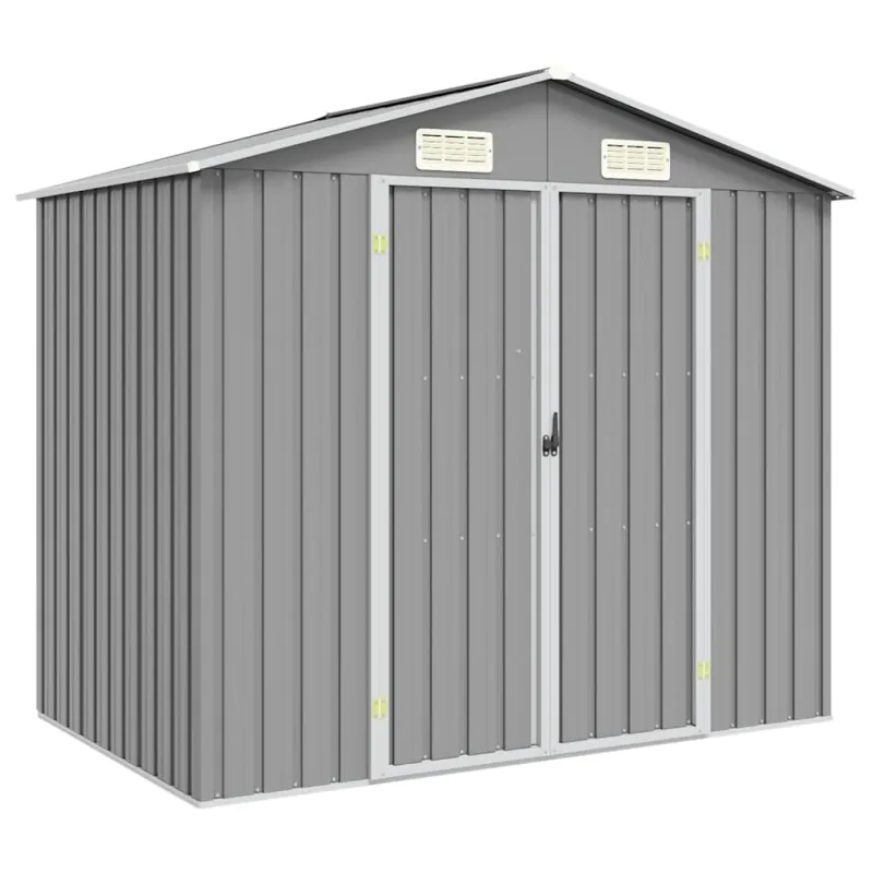 Sodo pašiūrė, pilka, 205x129x183cm, galvanizuotas plienas