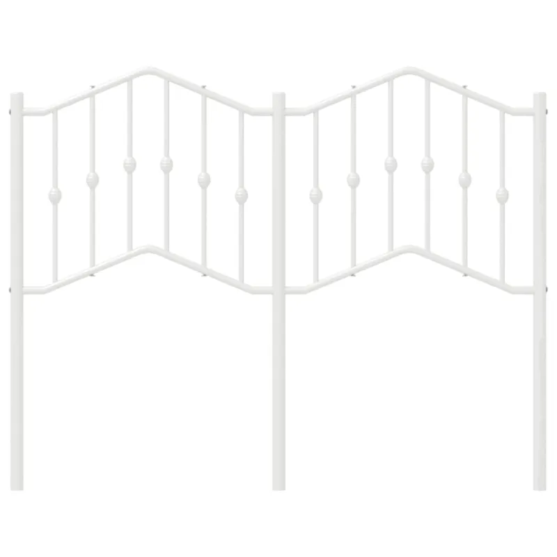 Metalinis pakaitinis galvūgalis, baltos spalvos, 120cm
