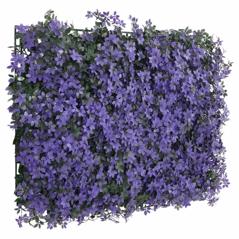 Dirbtinių lapų tvoros, 24vnt., violetinės, 40x60cm