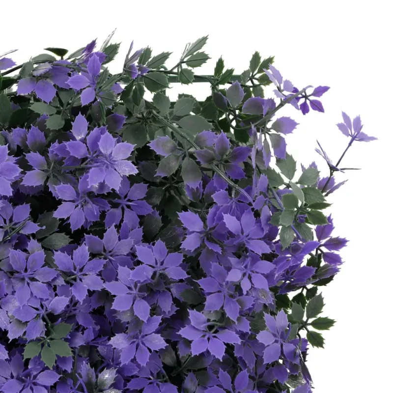 Dirbtinių lapų tvoros, 24vnt., violetinės, 40x60cm