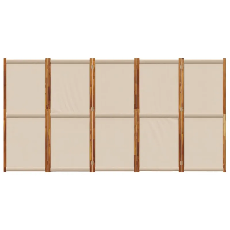 Kambario pertvara, 5 segmentai, taupe spalvos, 350x180cm