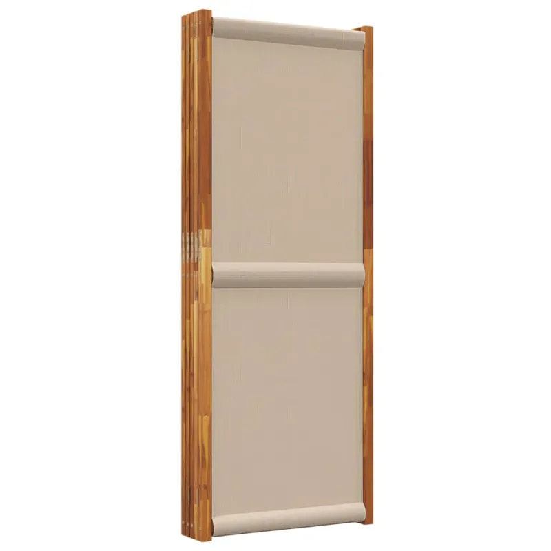 Kambario pertvara, 5 segmentai, taupe spalvos, 350x180cm
