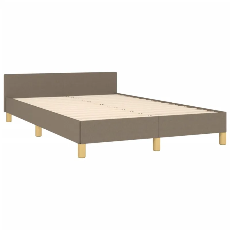 Lovos rėmas be čiužinio, taupe, 120x190cm, audinys