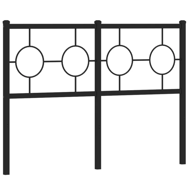 Metalinis pakaitinis galvūgalis, juodos spalvos, 120cm