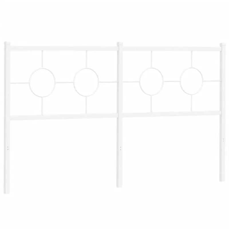 Metalinis pakaitinis galvūgalis, baltos spalvos, 160cm
