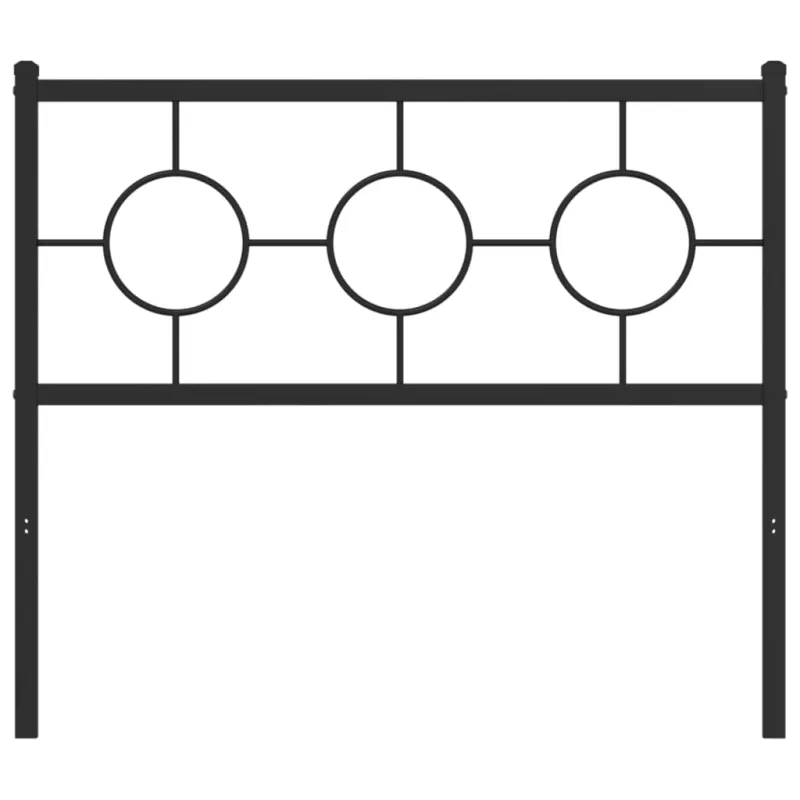 Metalinis pakaitinis galvūgalis, juodos spalvos, 100cm