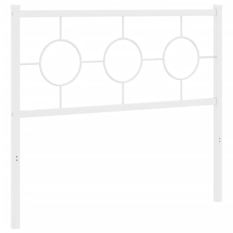 Metalinis pakaitinis galvūgalis, baltos spalvos, 100cm