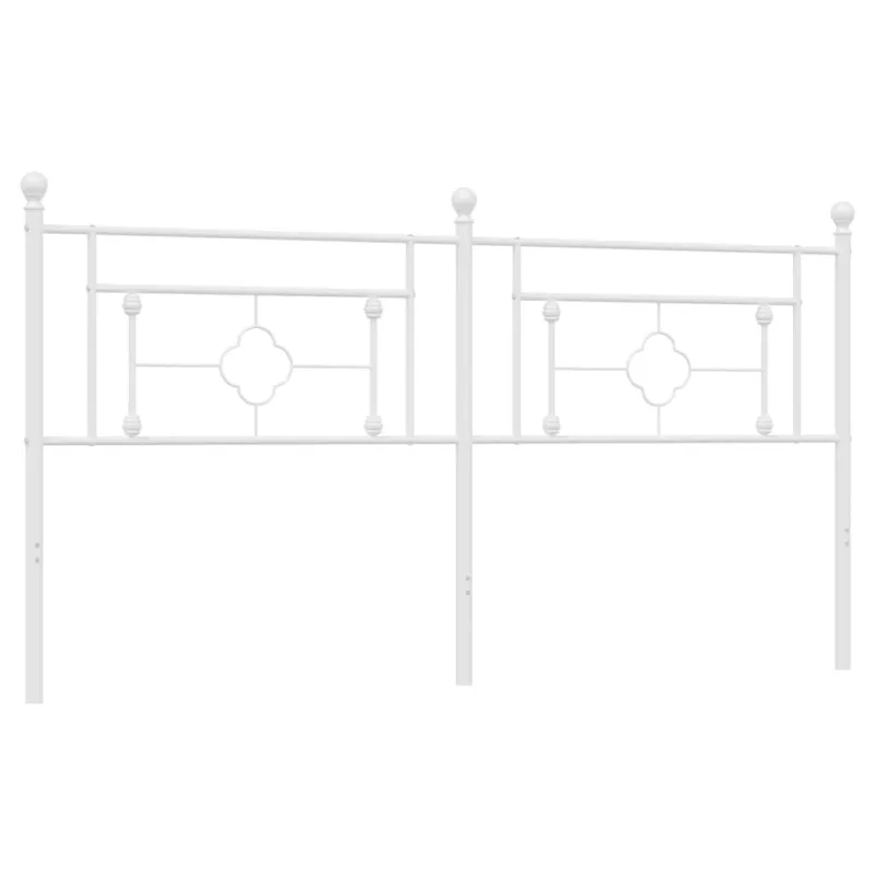 Metalinis pakaitinis galvūgalis, baltos spalvos, 180cm