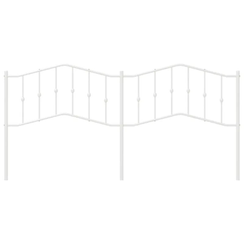 Metalinis pakaitinis galvūgalis, baltos spalvos, 200cm
