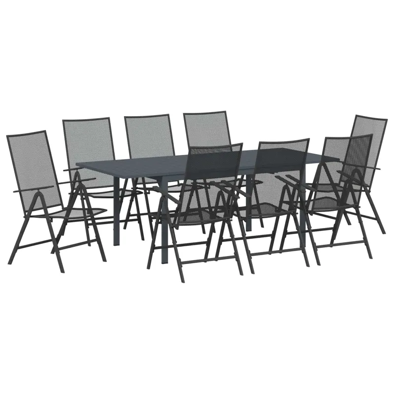 Sodo söögitoa komplekt 9 tükki Antratsiitteras