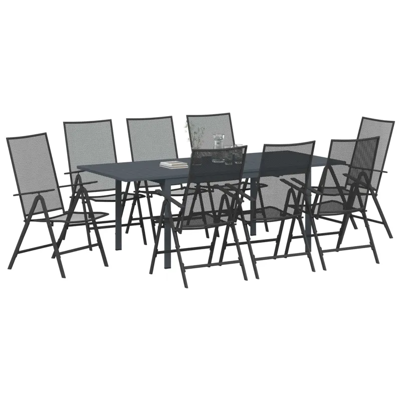 Sodo söögitoa komplekt 9 tükki Antratsiitteras