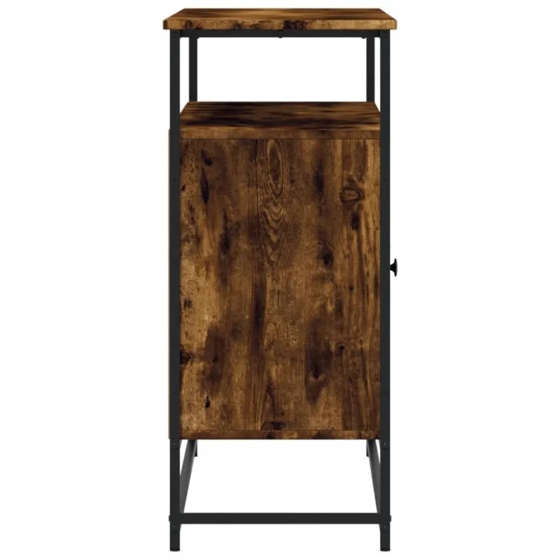 Šoninė spintelė, dūminio ąžuolo, 100x35x80cm, apdirbta mediena