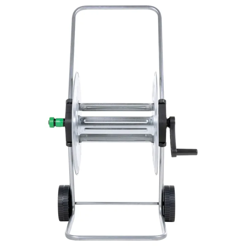 Žarnos ritės vežimėlis 80 m 1/2" arba 50 m 3/4" žarnai, plienas