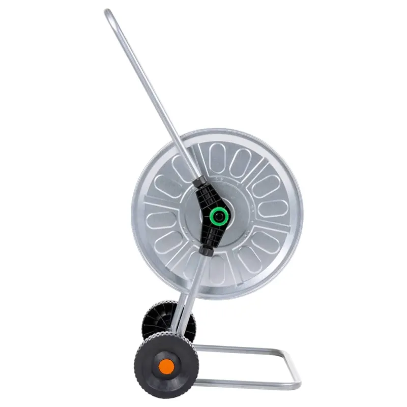 Žarnos ritės vežimėlis 80 m 1/2" arba 50 m 3/4" žarnai, plienas
