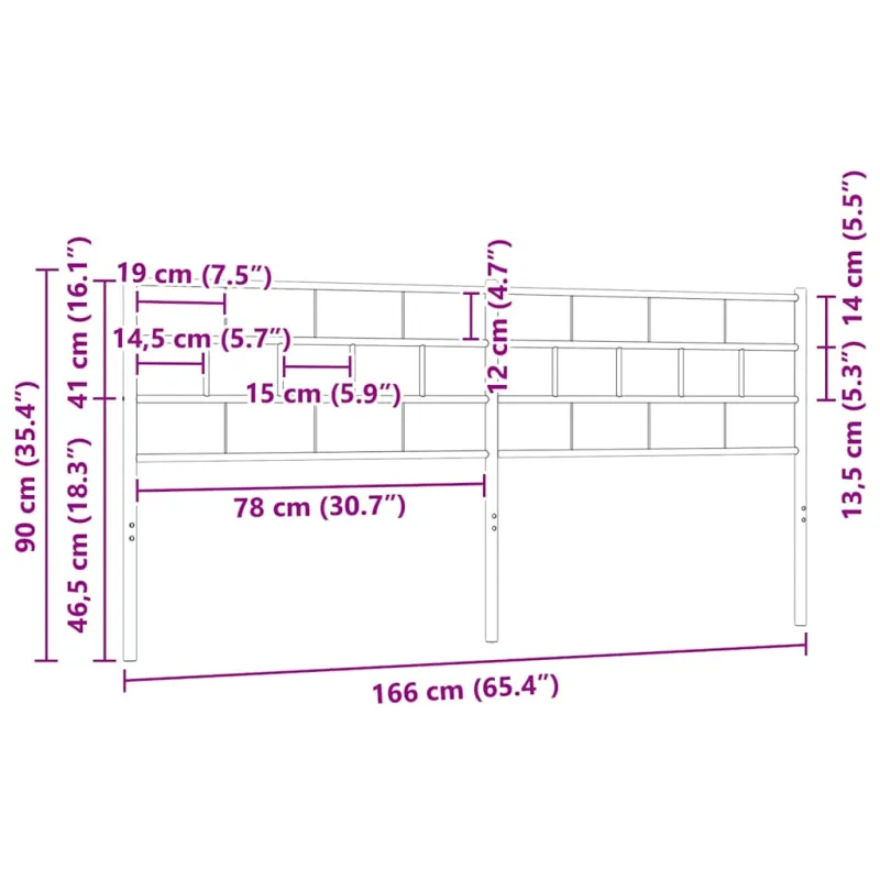 Metalinis pakaitinis galvūgalis, juodos spalvos, 160cm