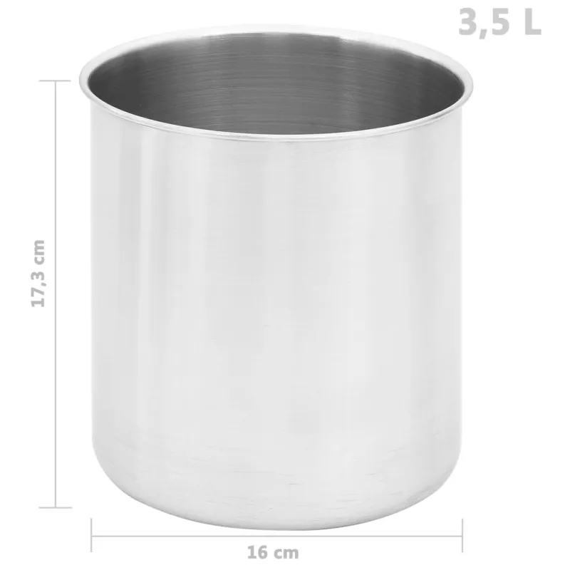 Padažo dozatorius, nerūdijantis plienas, 3x3,5l