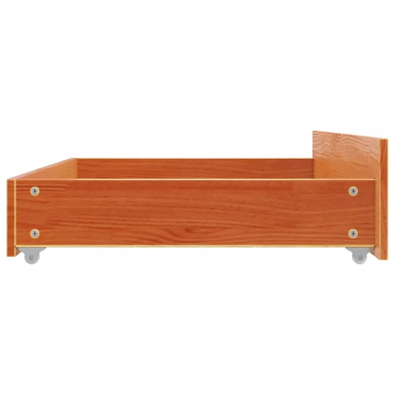 Lovos stalčiai, 4vnt., vaško rudi, pušies medienos masyvas