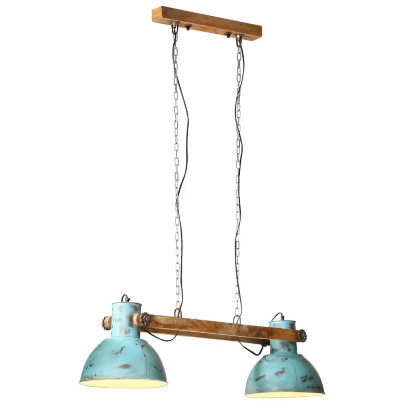 Pakabinamas šviestuvas, baltintas mėlynas, 85x28x109cm, 25W
