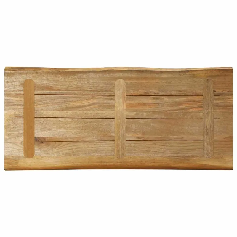 Stalviršis, 100x40x2,5cm, mango masyvas, su gyvu kraštu