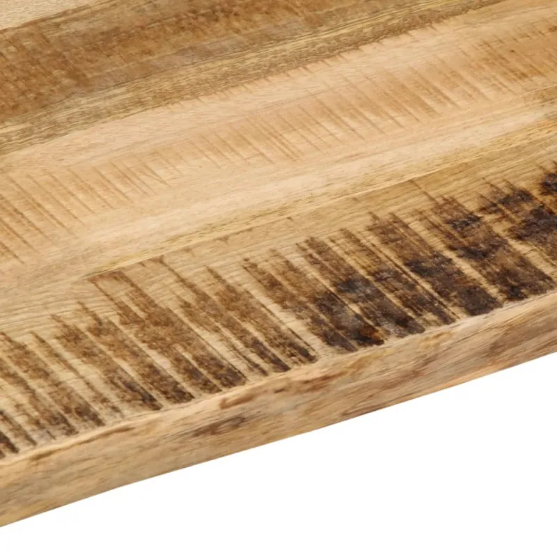 Stalviršis, 140x60x3,8cm, mango masyvas, su gyvu kraštu