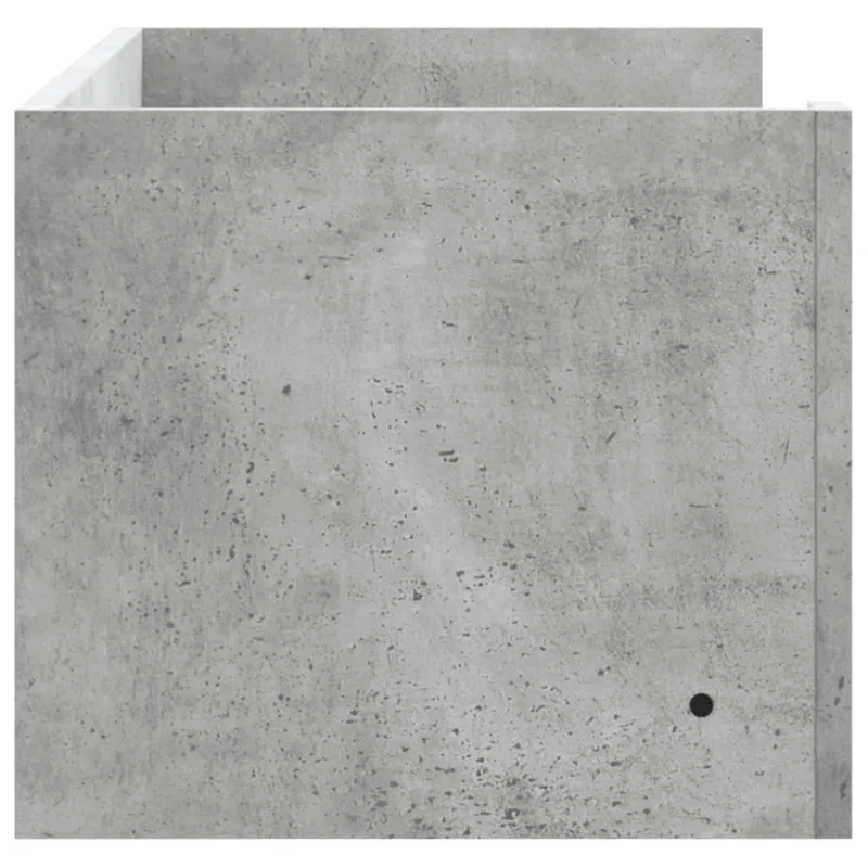 Sieninė lentyna, betono pilkos spalvos, 100x35x30,5cm, MDP