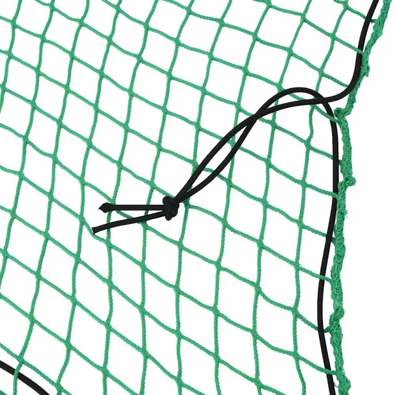 Priekabos tinklas su elastine virve, žalias, 5x3m, PP
