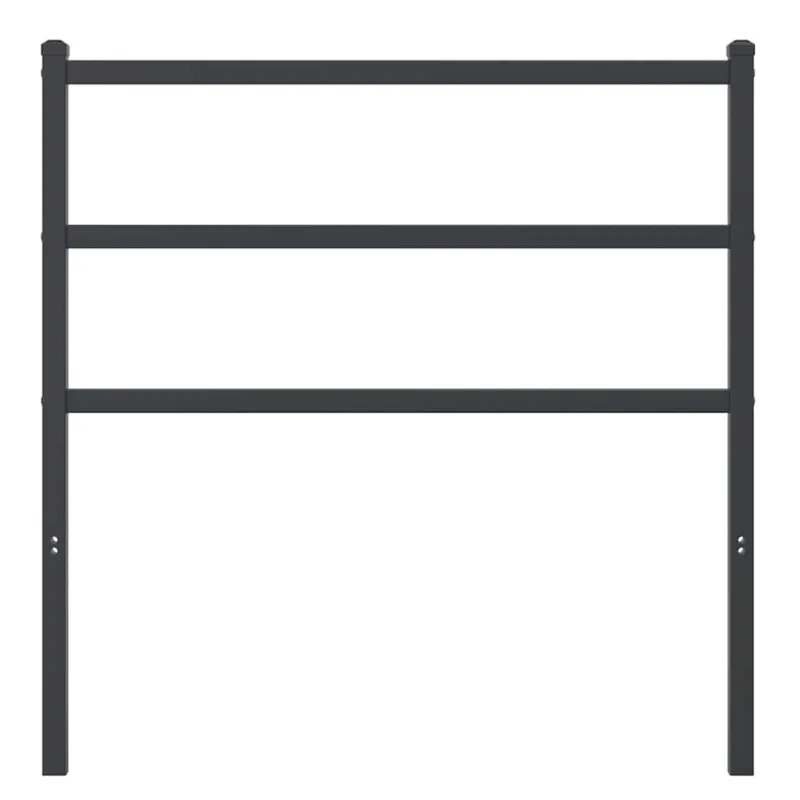 Metalinis pakaitinis galvūgalis, juodos spalvos, 90cm
