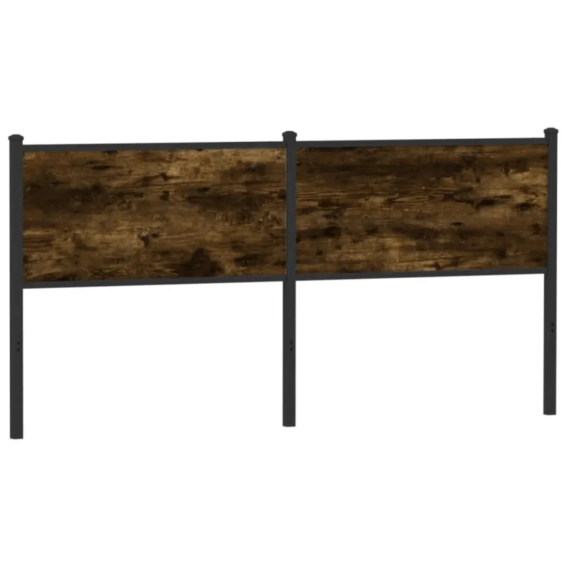 Pakaitinis galvūgalis, dūminio ąžuolo spalvos, 180cm, mediena ir plienas