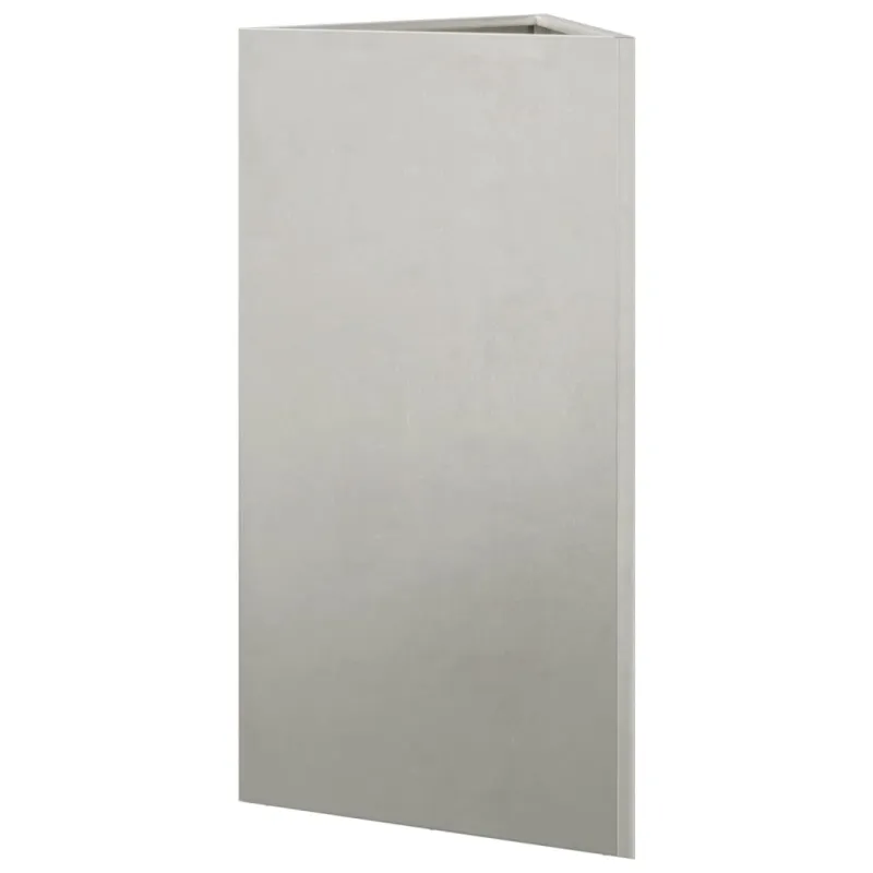 Sodo lovelis, 40x34,5x75cm, nerūdijantis plienas, trikampis