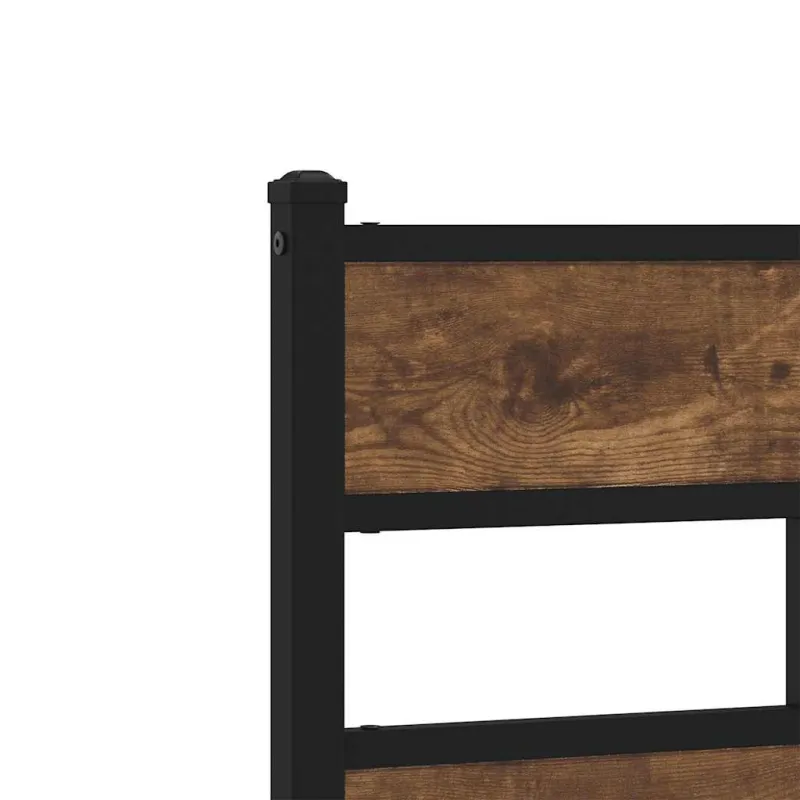 Pakaitinis galvūgalis, dūminio ąžuolo spalvos, 75cm, geležis ir mediena