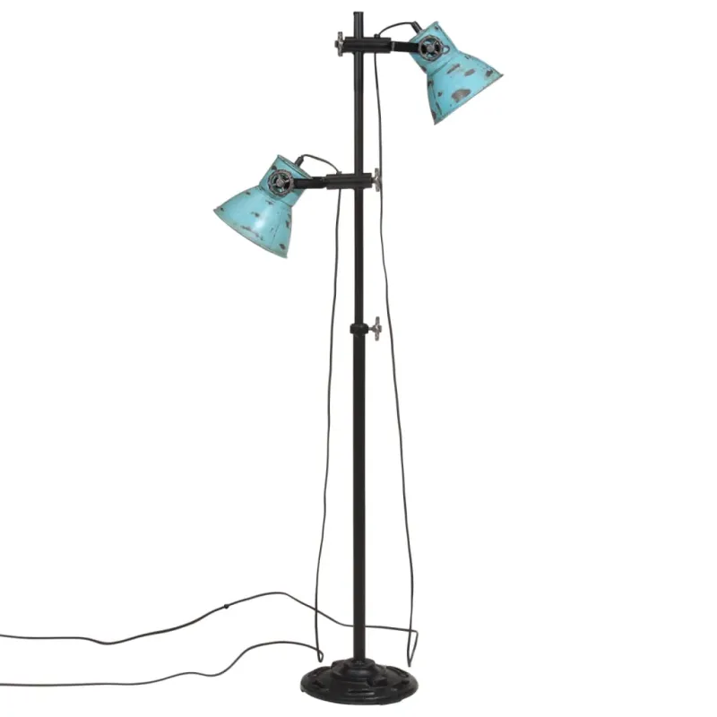 Toršeras, baltintos mėlynos spalvos, 25x25x90/140cm, 25W, E27