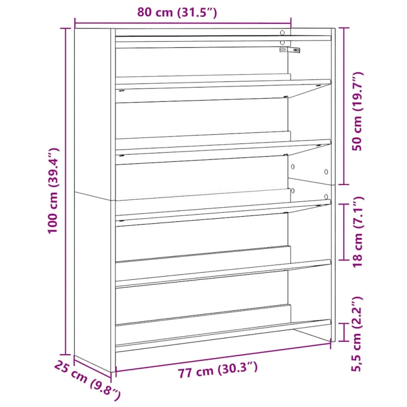 Lentyna batams, medienos, 80x25x100cm, apdirbta mediena