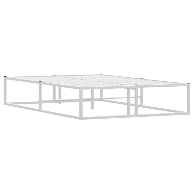 Lovos rėmas be čiužinio, balta, 120x200cm, metalas