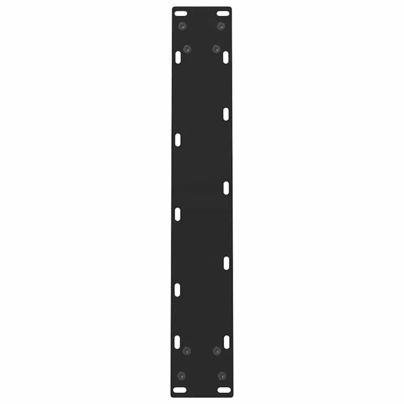Valgomojo stalo kojos, juodos, 2 vnt., 60x(72-73) cm, plienas