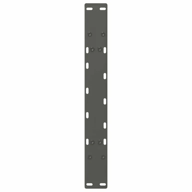 Kavos staliuko kojelės, 2 vnt., antracito spalvos, 60x(42-43) cm, plienas