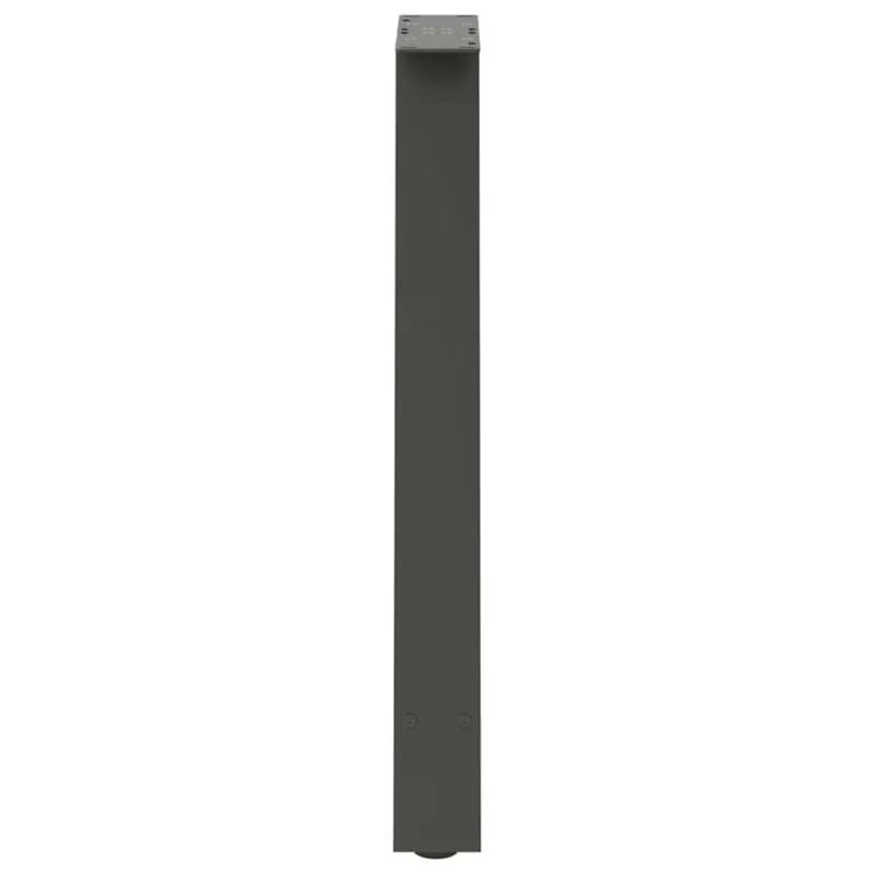Valgomojo stalo kojos, 2 vnt., antracito spalvos, 50x(72-73) cm, plienas, A formos
