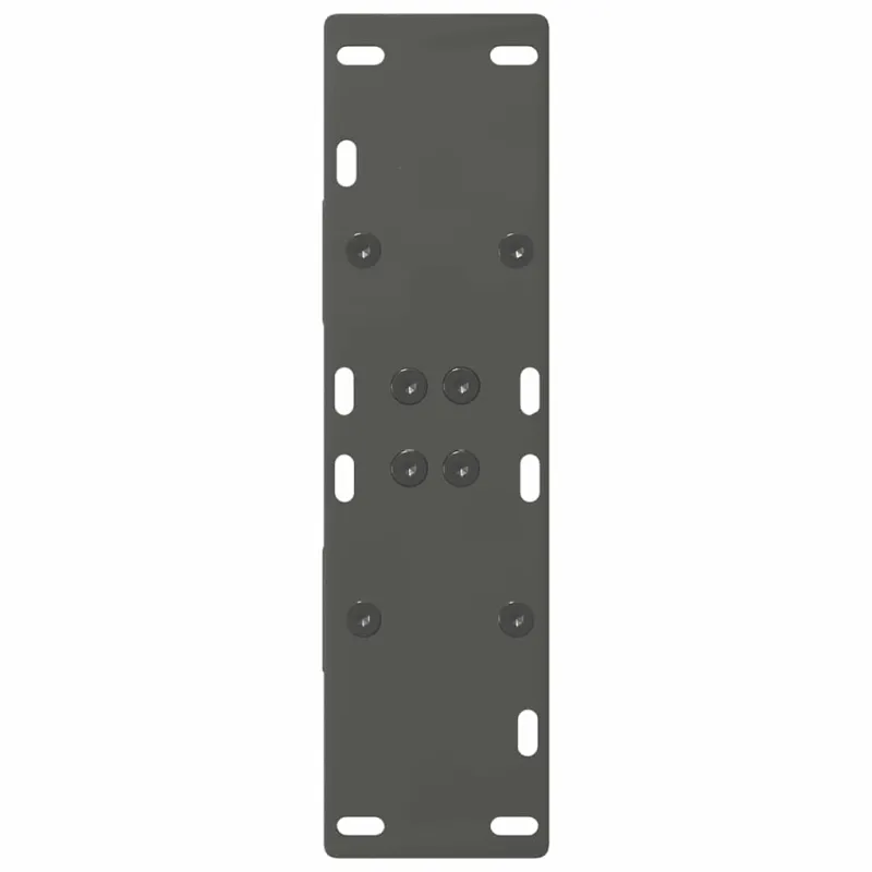 Valgomojo stalo kojos, 2 vnt., antracito spalvos, 50x(72-73) cm, plienas, A formos